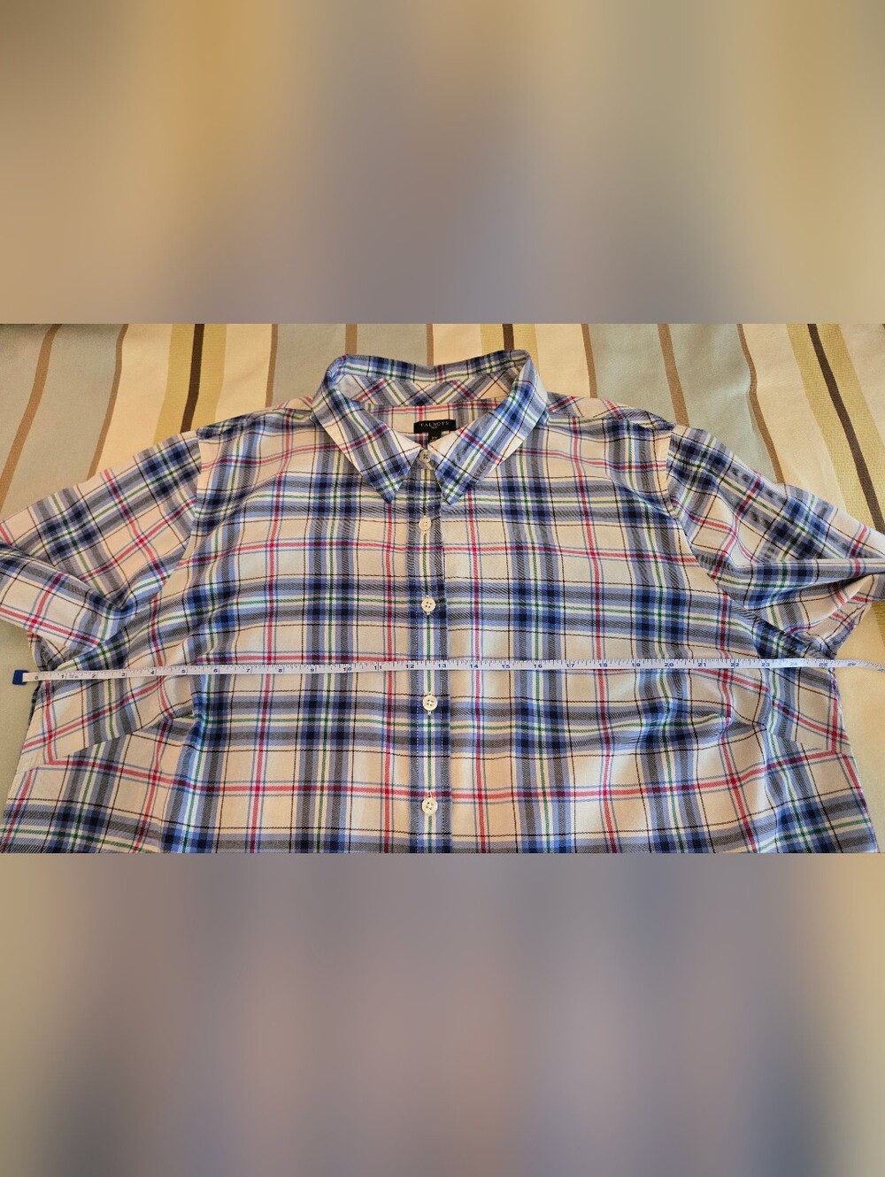Talbots Plaid Shirt 2X - Picture 6 of 8